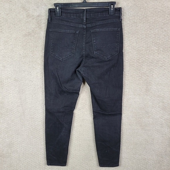 Levis Jeans Juniors 11 High Rise Ankle Jegging Denizen Black Denim Stretch - Picture 3 of 11